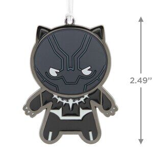 New! Marvel Black Panther Metal & Enamel Hallmark Christmas Ornament Superhero